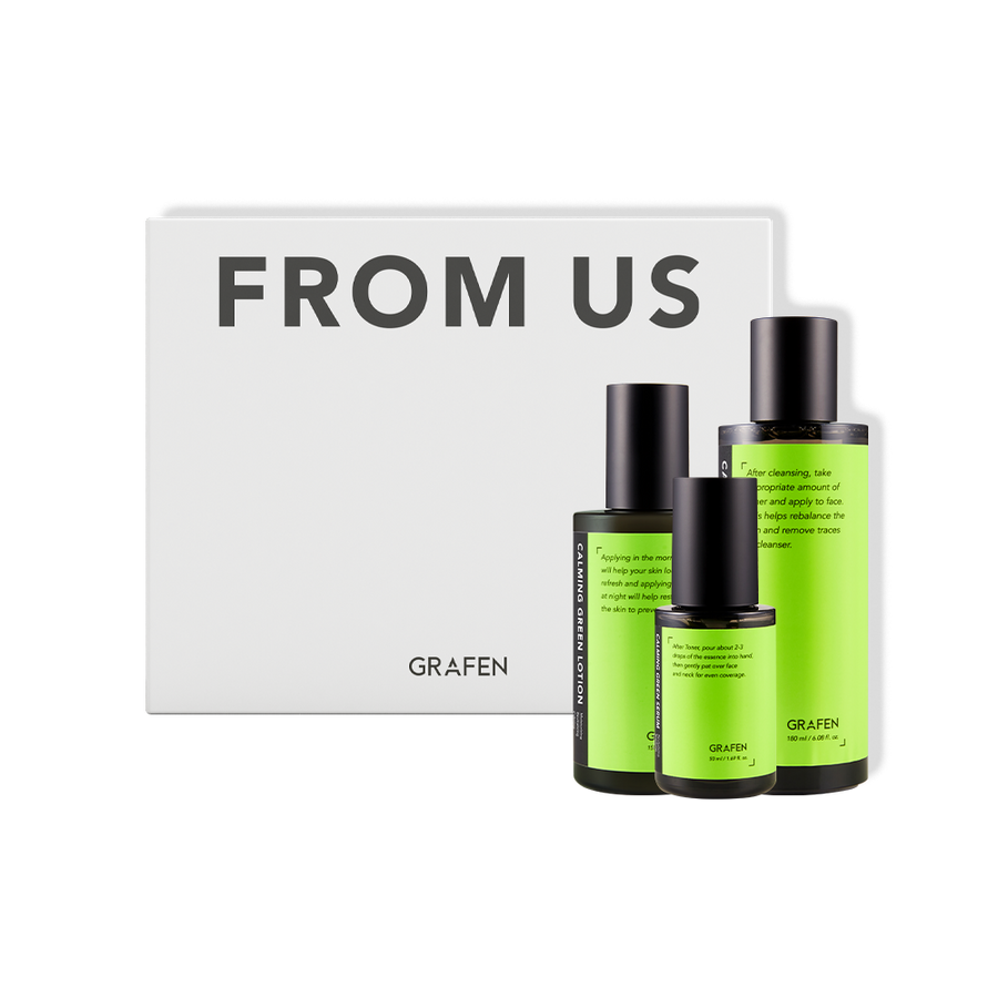 Grafen From Us Calming Green Skin Care Gift Set