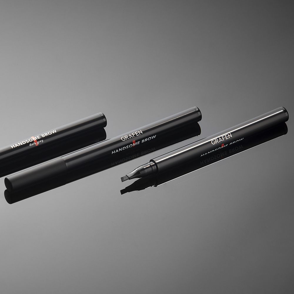 GRAFEN Handsome Tattoo Brow 0.8g from Gentleman Korea – sleek black eyebrow pen for men, precision tip for natural brows and long-lasting hold