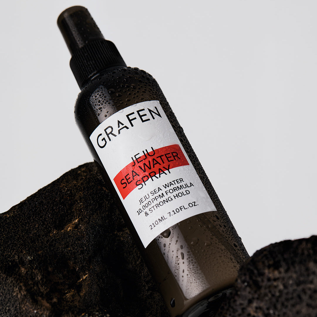 GRAFEN Jeju Sea Water Spray 210ml - Gentleman Korea men’s skincare sea salt styling spray for natural hold