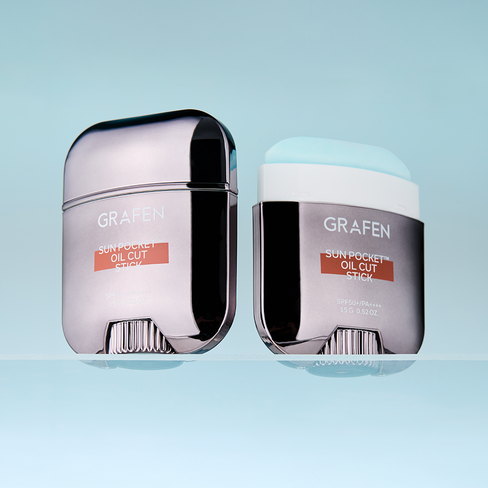 GRAFEN Sun Pocket Oil Cut Stick 15g - Gentleman Korea men’s sunscreen stick SPF50+ oil-control compact