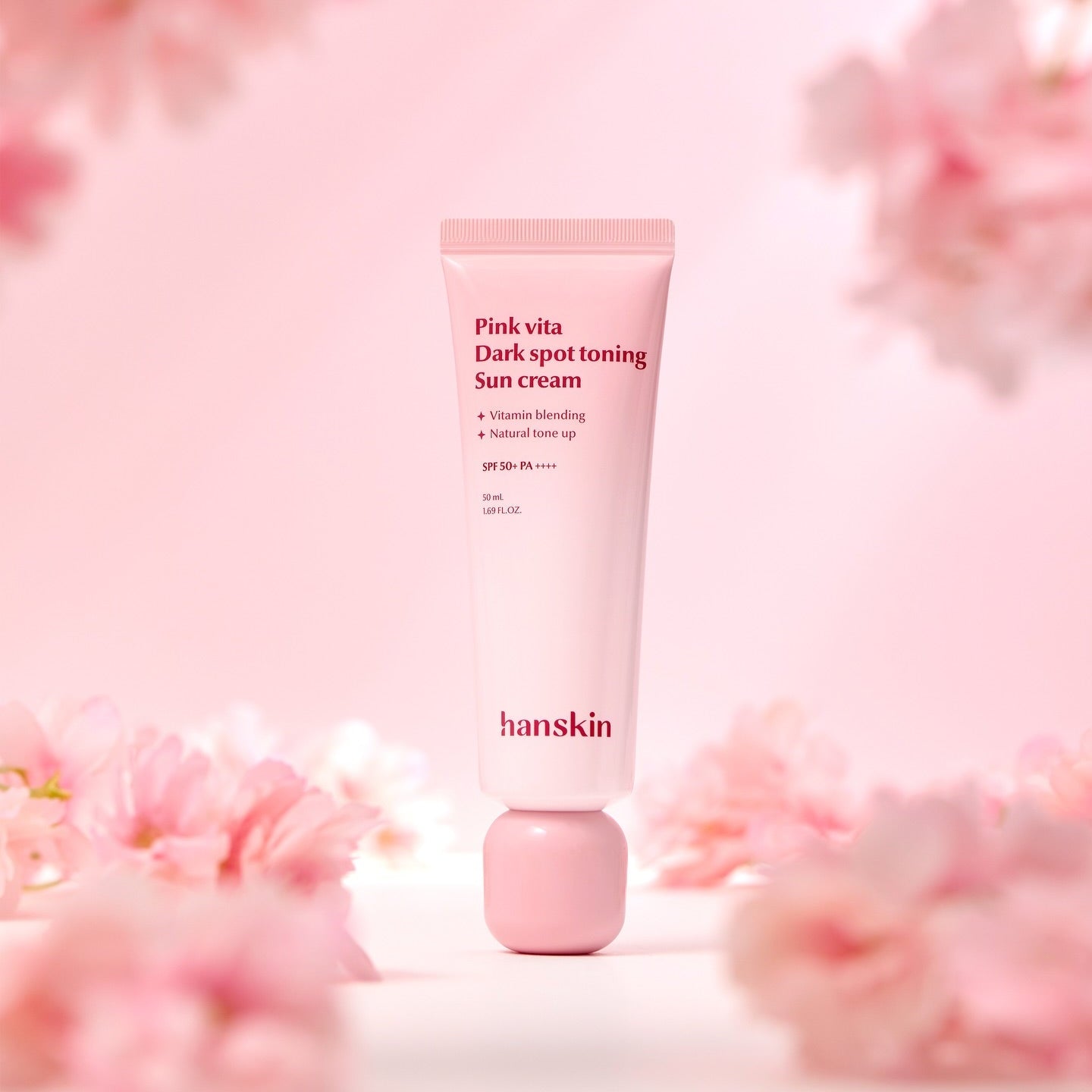 Hanskin Pink Vita Blemish Toning Sun Cream 50ml