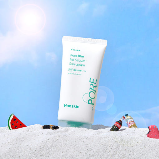 Hanskin Pore Blur No-Sebum Sunscreen SPF50+ PA++++ 50ml