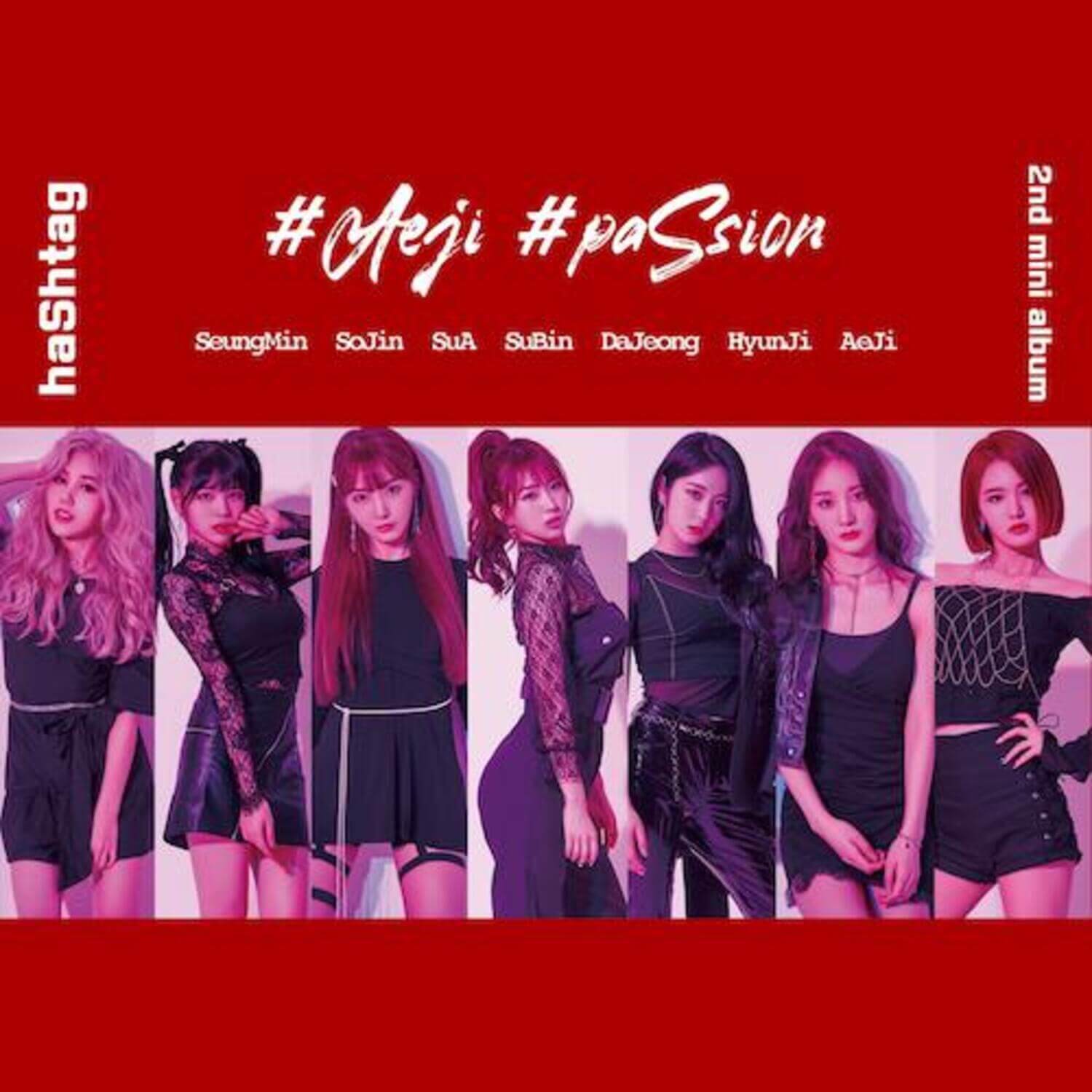 HASHTAG - 2nd Album [#AEJI #PASSION] - Kpop Album | Kool Seoul - Buy Kpop Albums Online