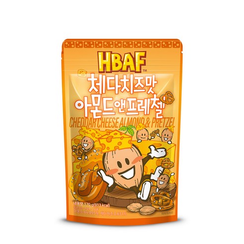 HBAF チェダーチーズアーモンド＆プレッツェル