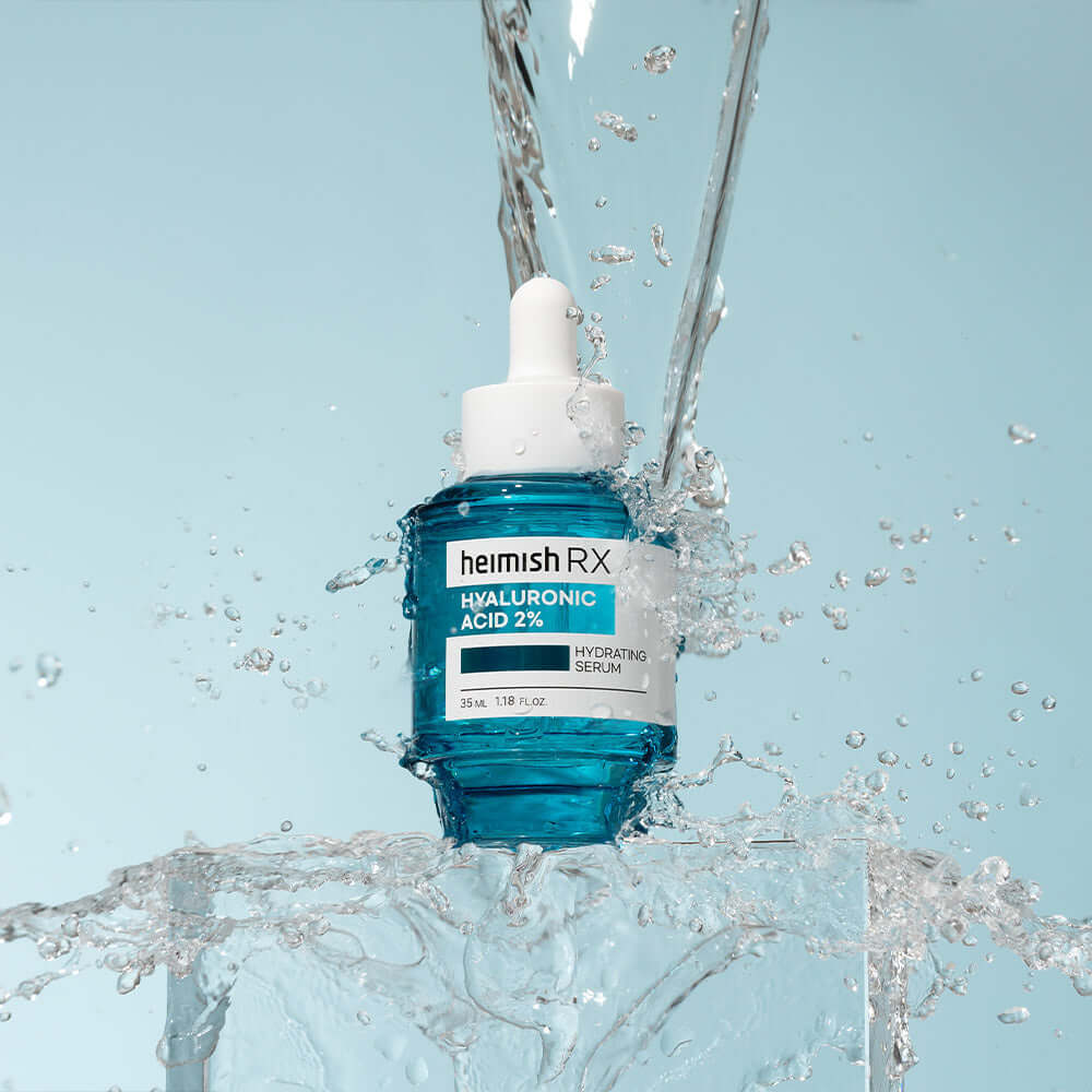 HEIMISH RX Hyaluronic Acid Hydrating Serum 35ml product image with water splash effect