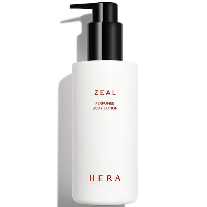 HERA Zeal Blooming Perfumed Body Lotion 230ml bottle with pump dispenser