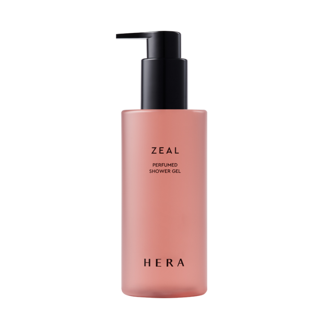 HERA Zeal Blooming Perfumed Shower Gel 250g bottle with a stylish pump dispenser.