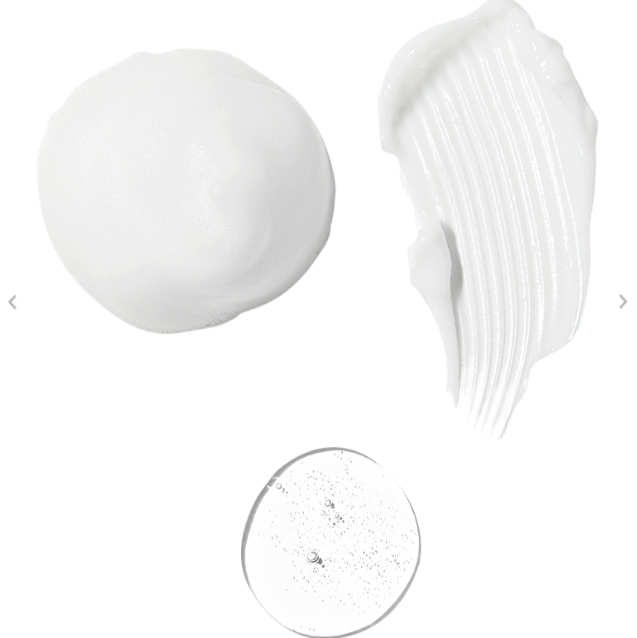 HIDIFF Sensitivity 7-day experience kit texture samples showcasing cream and serum formulation.