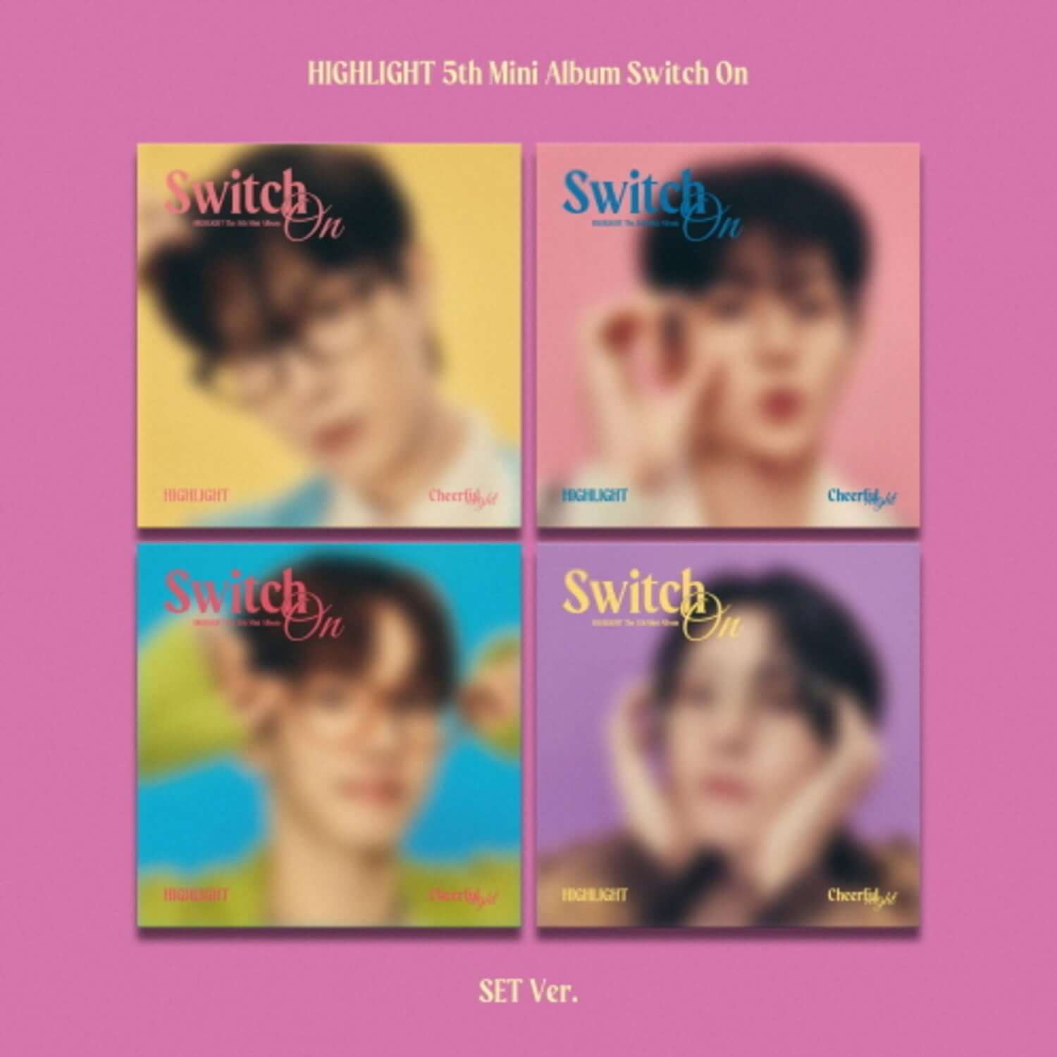 HIGHLIGHT - 5th Album [Switch On] (Digipack Ver.) (Random 1  | Kool Seoul - Buy Kpop Albums Online