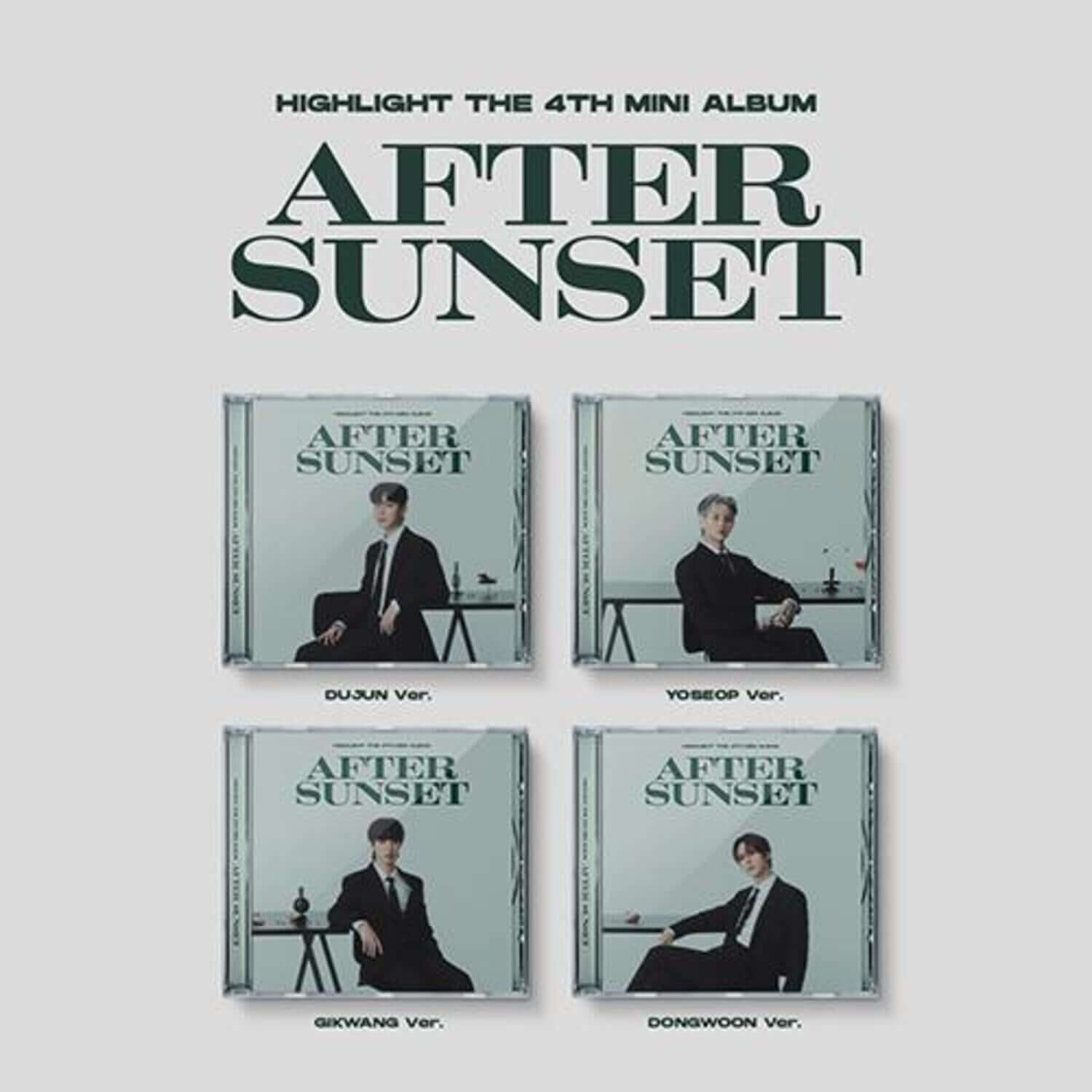 HIGHLIGHT - THE 4th MINI ALBUM [AFTER SUNSET] (JEWEL VER.) ( | Kool Seoul - Buy Kpop Albums Online