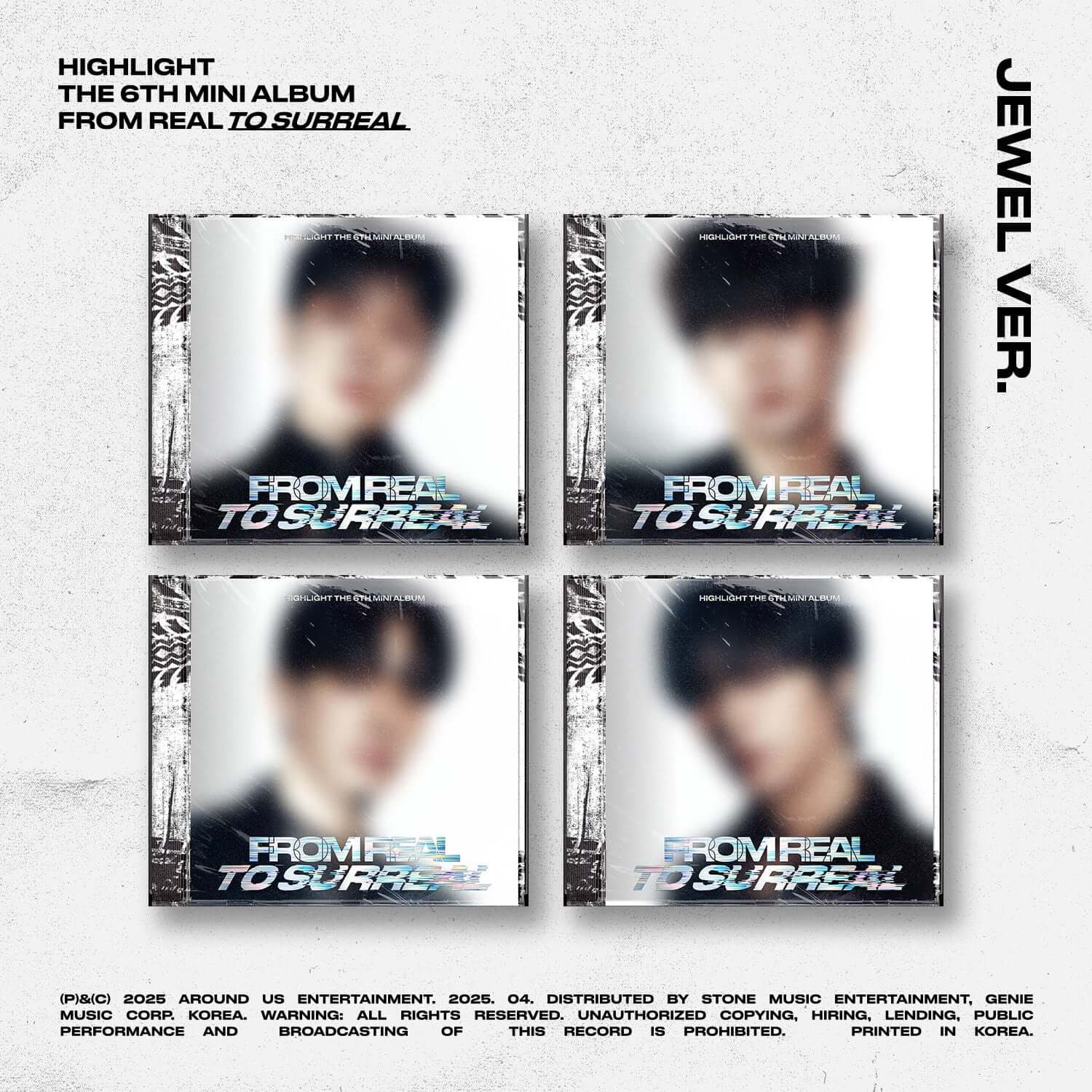 HIGHLIGHT - The 6th MINI ALBUM [From Real to Surreal] (JEWEL | Kool Seoul - Buy Kpop Albums Online
