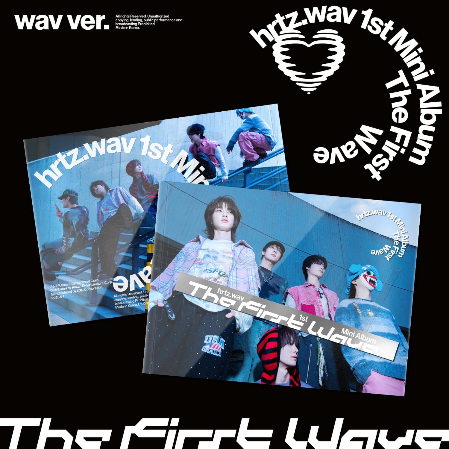 HRTZ.WAV - 1st Album [The First Wave] (wav ver.) - Kpop Albu | Kool Seoul - Buy Kpop Albums Online