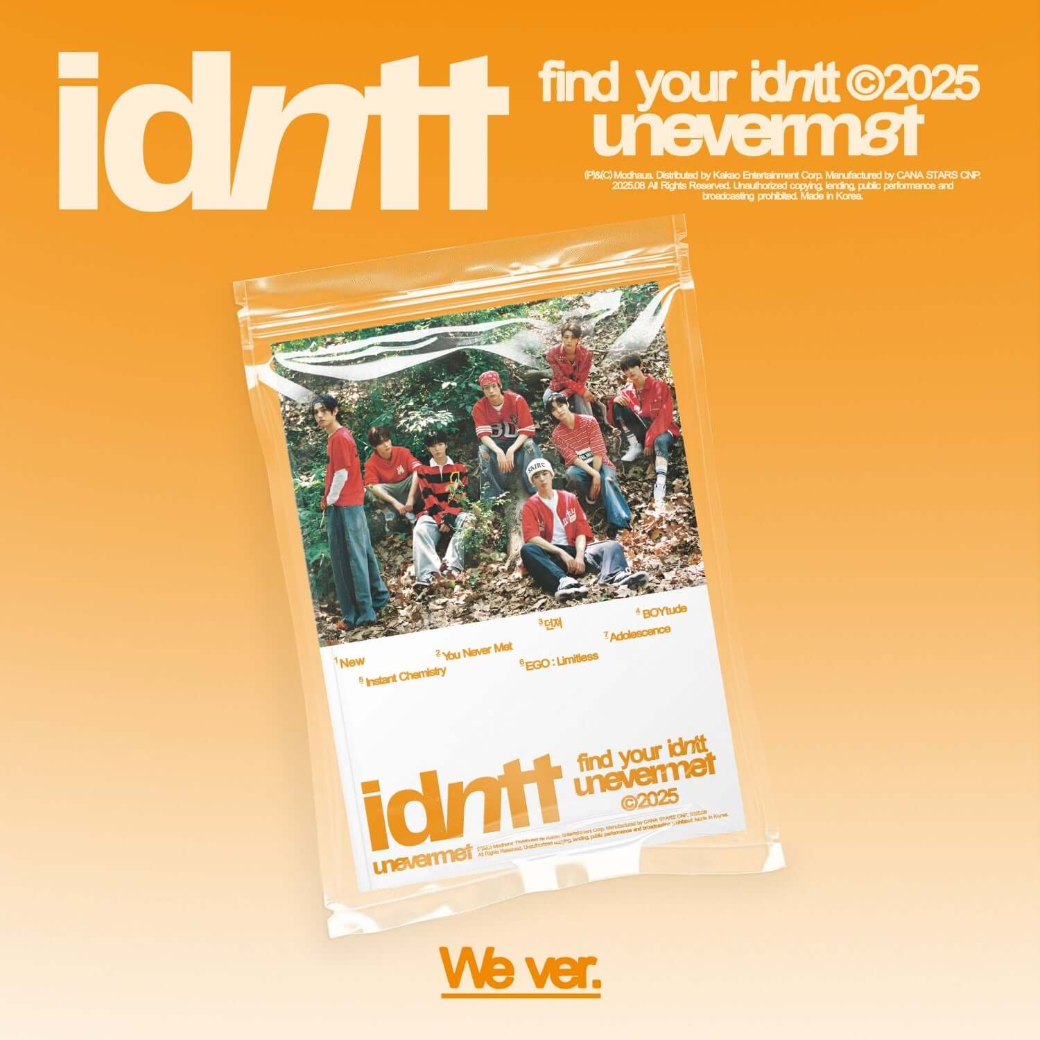 IDNTT - [unevermet] (We ver.) - Kpop Album | Kool Seoul - Buy Kpop Albums Online