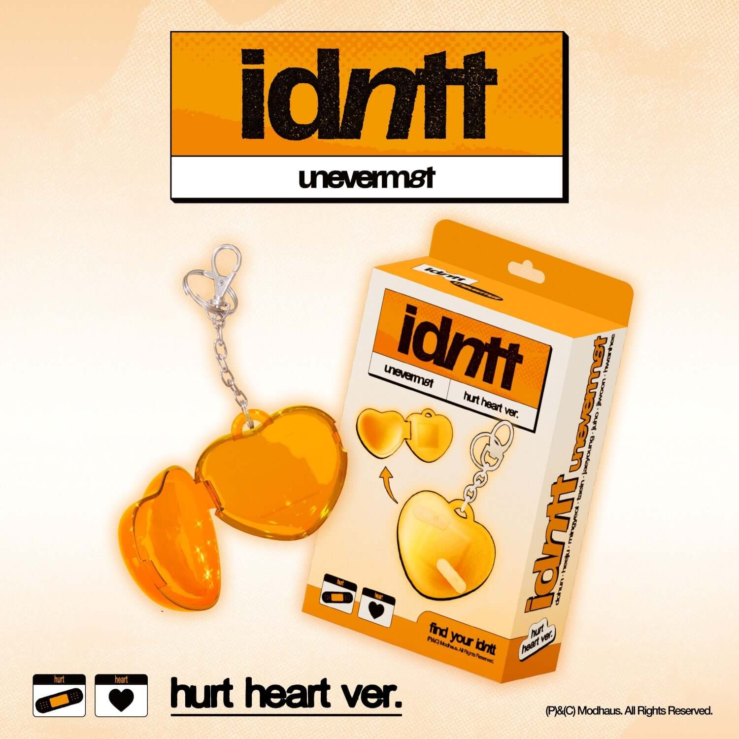 IDNTT - [unevermet] (hurt heart ver.) - Kpop Album | Kool Seoul - Buy Kpop Albums Online