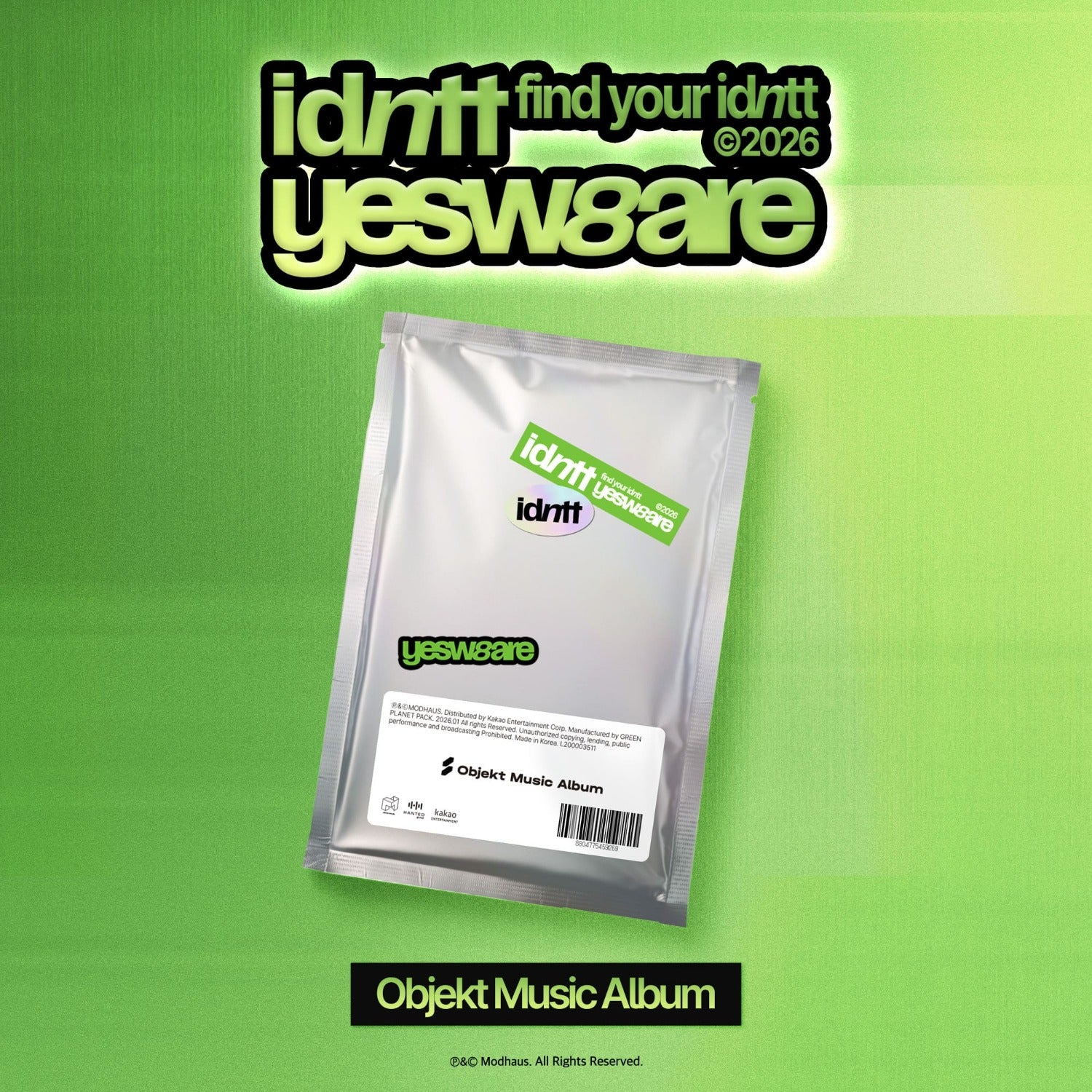 IDNTT - [yesweare] (Objekt Music Album ver.) - Kpop Album | Kool Seoul - Buy Kpop Albums Online