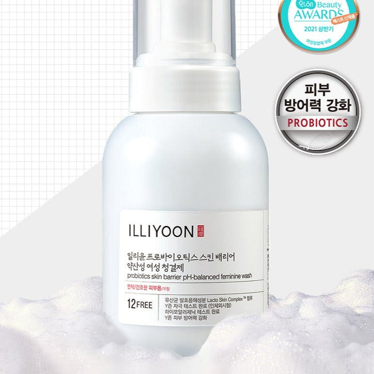 ILLIYOON Probiotics Skin Barrier pH-Balanced Feminine Wash 300ml | Kool Seoul