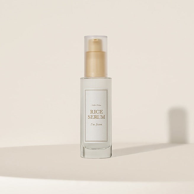 I'M FROM Rice Serum 30ml bottle on a neutral background