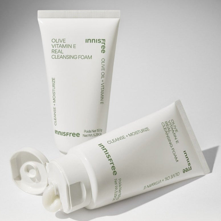 INNISFREE Olive Vitamin E Real Cleansing Foam 150ml | Kool Seoul
