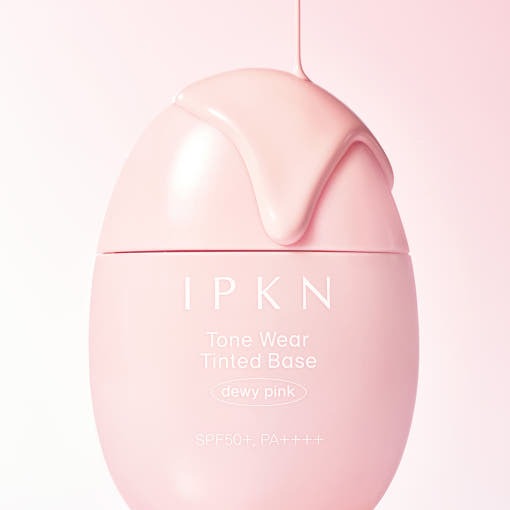 IPKN Tonewear Tinted Tone-Up Base 40ml SPF50+ PA++++ in pink packaging