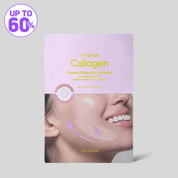 IT'S SKIN 7-Peptide Collagen Thread Lifting Mini Gel Mask packaging image