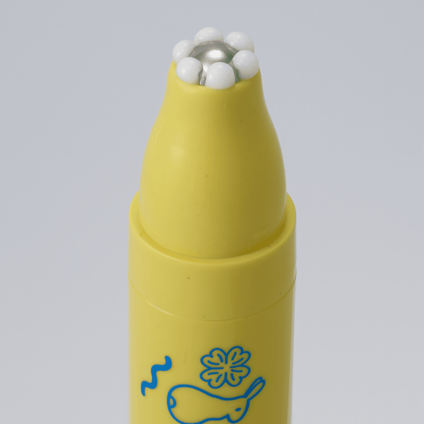 IT'S SKIN Bunny Line Smoother yellow design with rollerball applicator for skincare