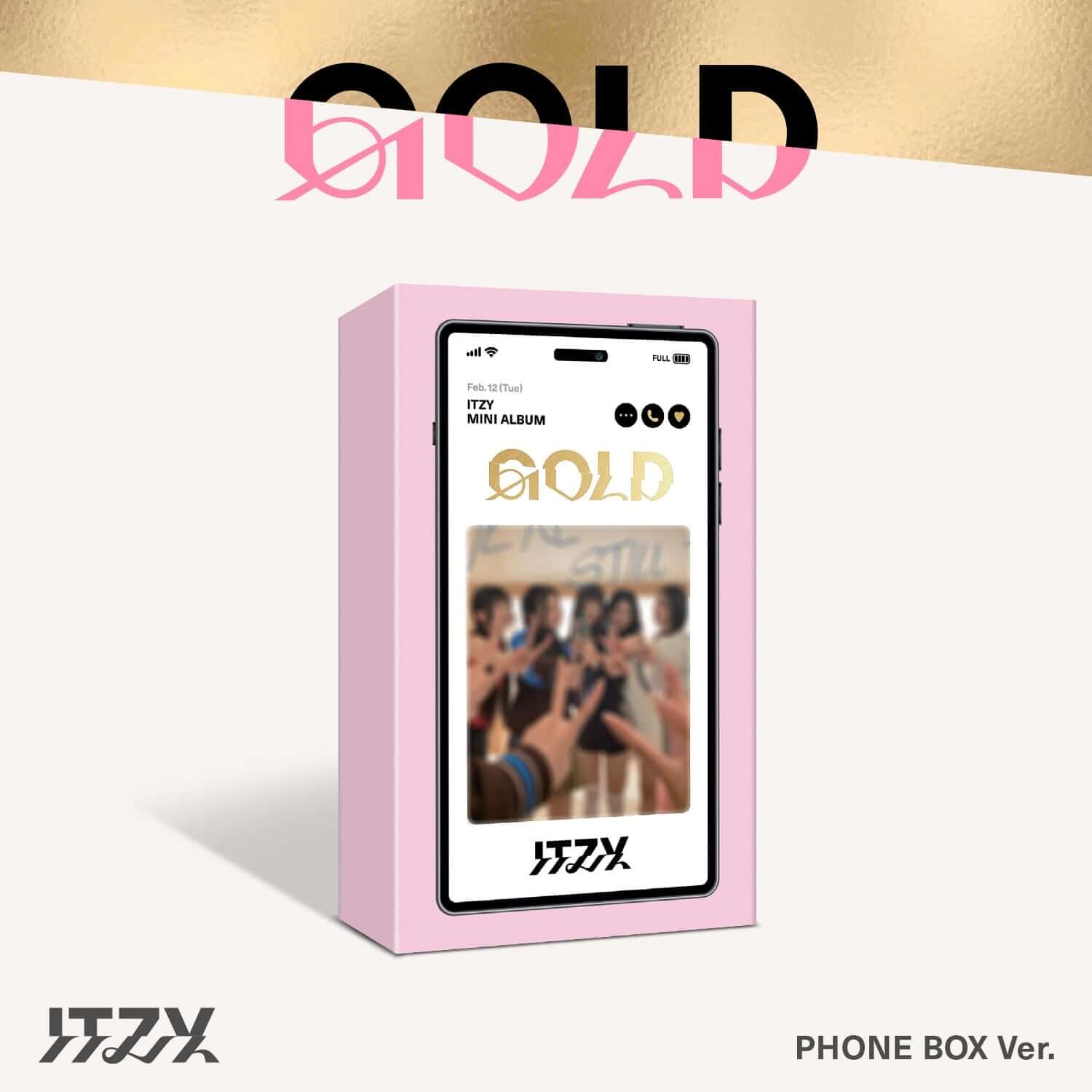 ITZY - [GOLD] (PHONE BOX VER.) - Kpop Album | Kool Seoul - Buy Kpop Albums Online