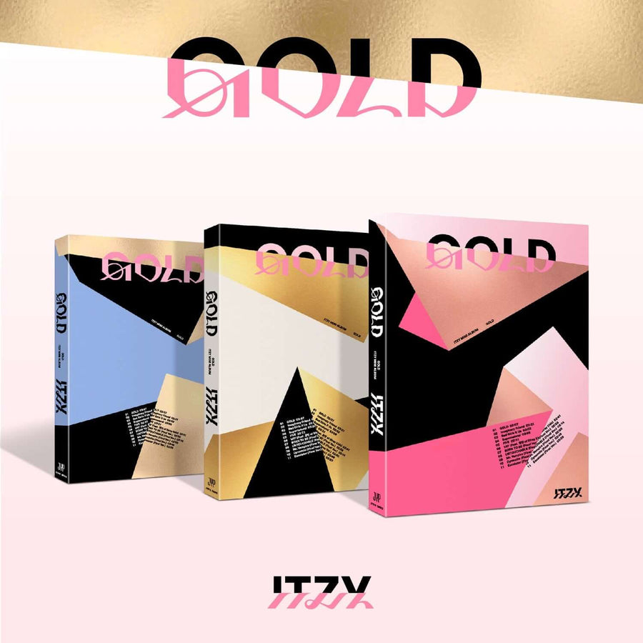 Itzy - [Gold] (Standard Ver.) (3種の中からランダム1種) - KPOP アルバム