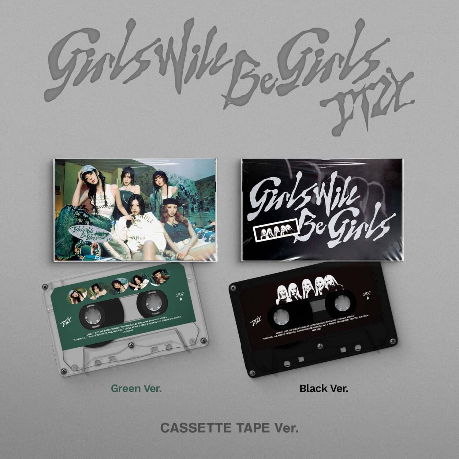 ITZY - [Girls Will Be Girls] (Cassette Tape Ver.) (Random 1  | Kool Seoul - Buy Kpop Albums Online