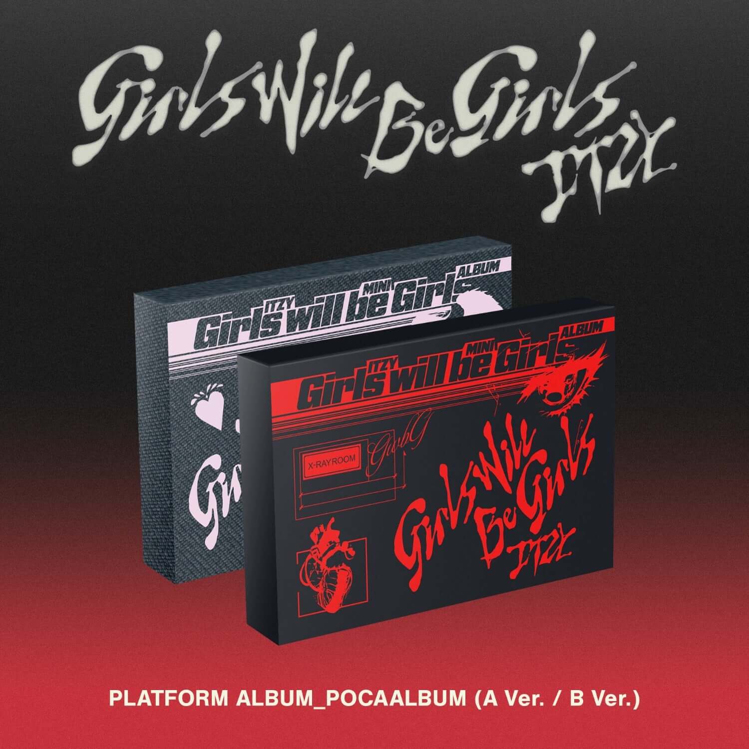 ITZY - [Girls Will Be Girls] PLATFORM ALBUM (POCAALBUM A / B | Kool Seoul - Buy Kpop Albums Online