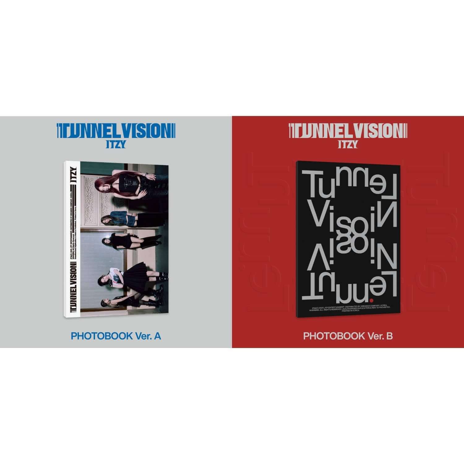 ITZY - [TUNNEL VISION] (Photobook Ver.) (A/B Ver.) (Random 1 | Kool Seoul - Buy Kpop Albums Online