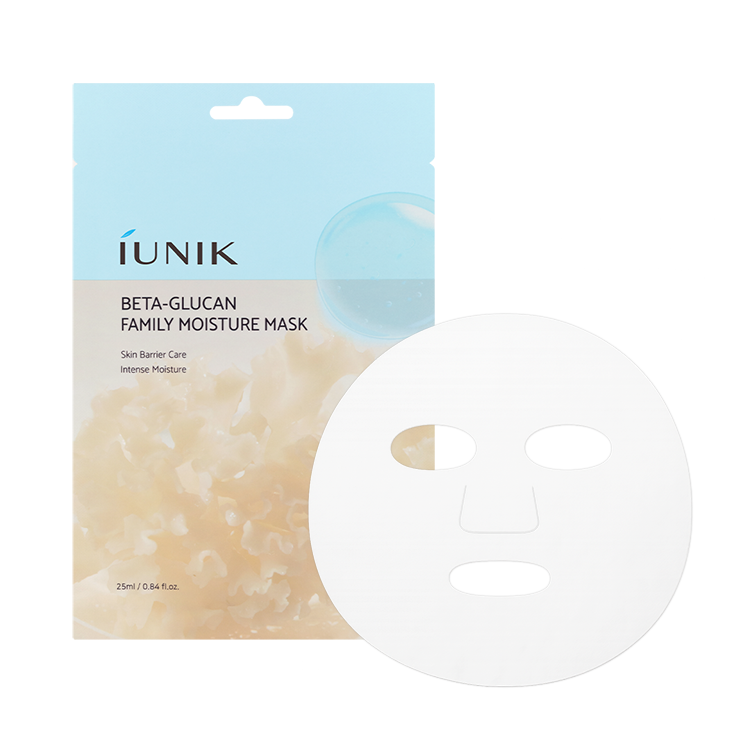 Iunik Beta Glucan Family Moisture Mask (10 Sheets)