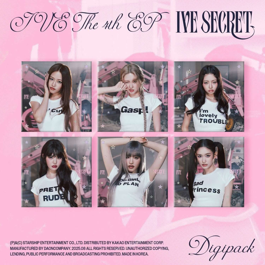 Ive - Ive The 4th Ep [Ive Secret] (Digipack Ver.) (Random 1 Of 6) - Kpopアルバム