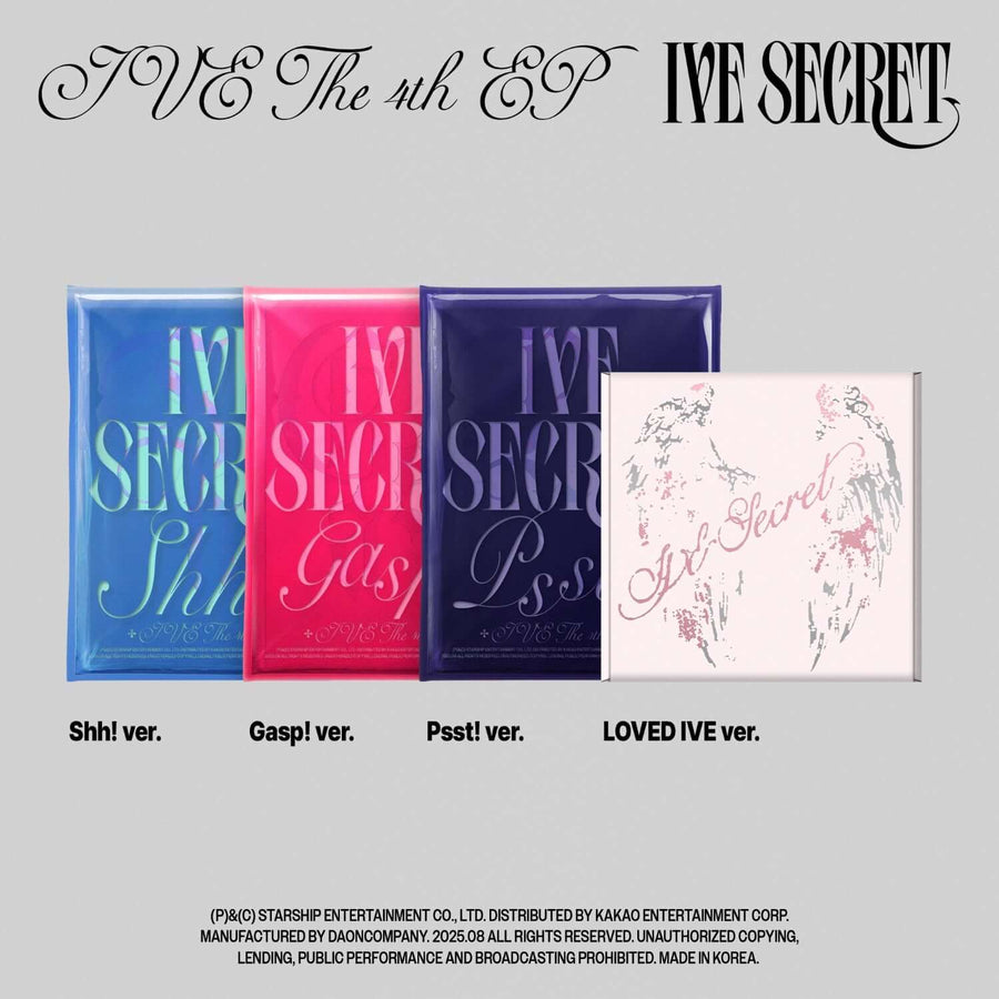 Ive - Ive The 4th Ep [Ive Secret] (Random 1 Of 4) - Kpopアルバム