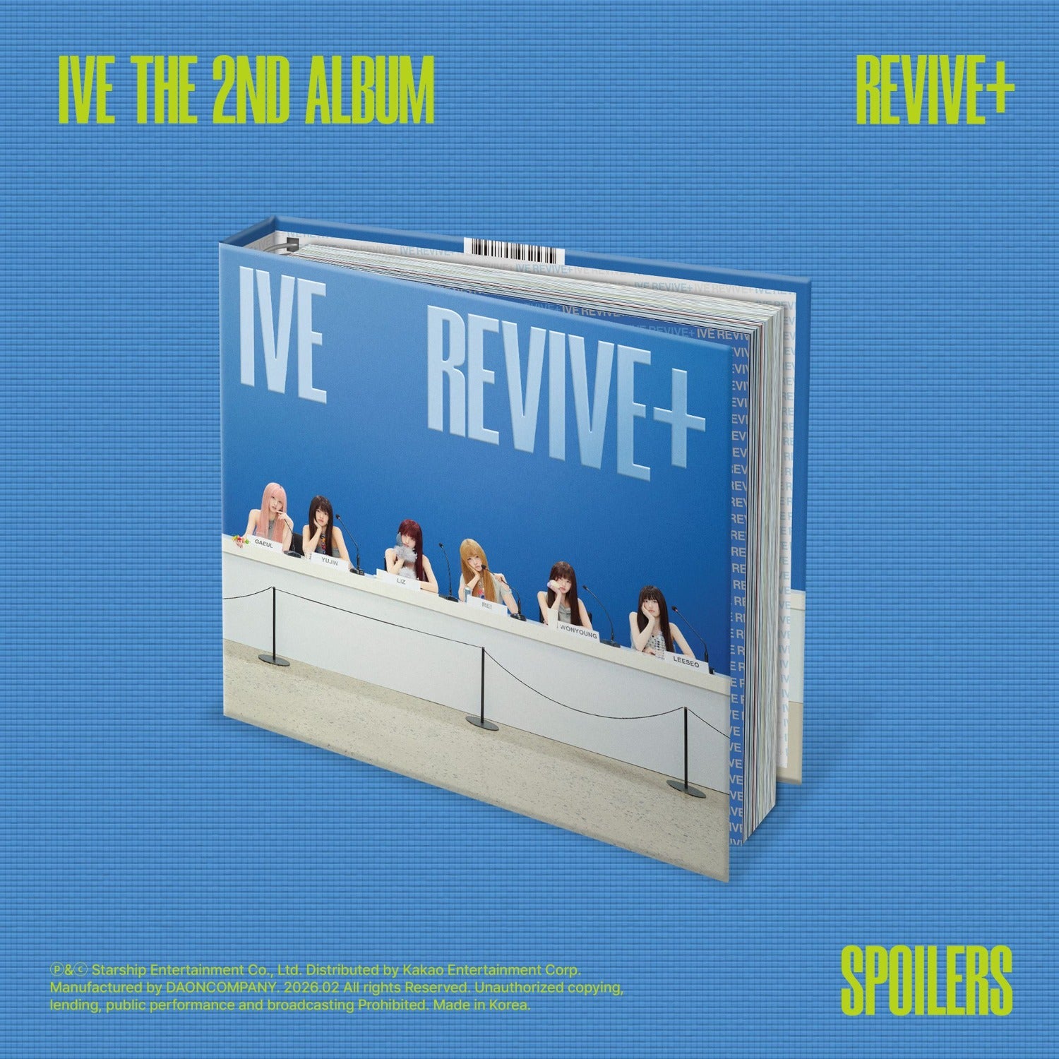 IVE - THE 2ND ALBUM [REVIVE+] (SPOILERS ver.) - Kpop Album | Kool Seoul - Buy Kpop Albums Online