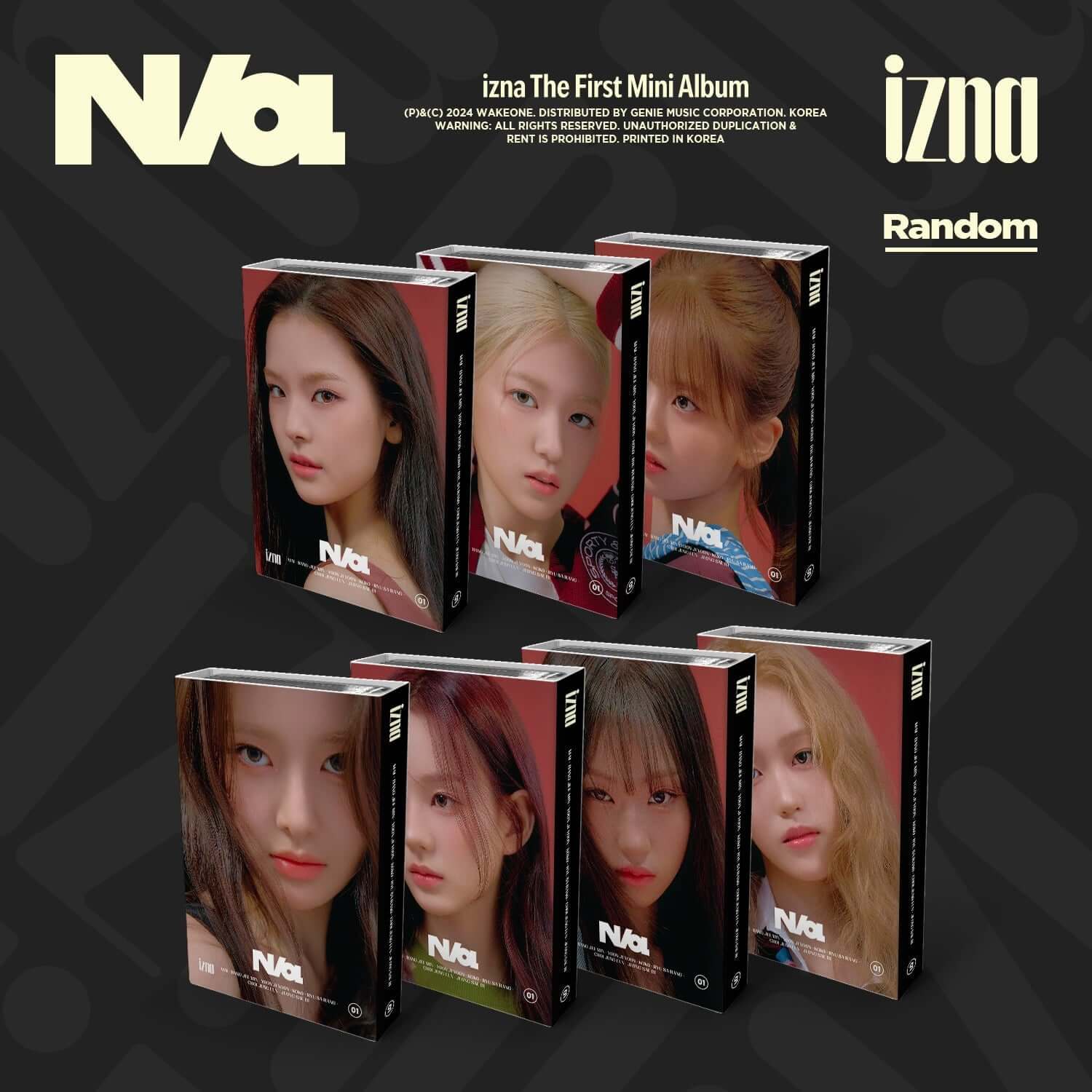 IZNA - [N/a] (izna Ver.) (NFC_Nemo Ver.) (7 Random 1) - Kpop | Kool Seoul - Buy Kpop Albums Online