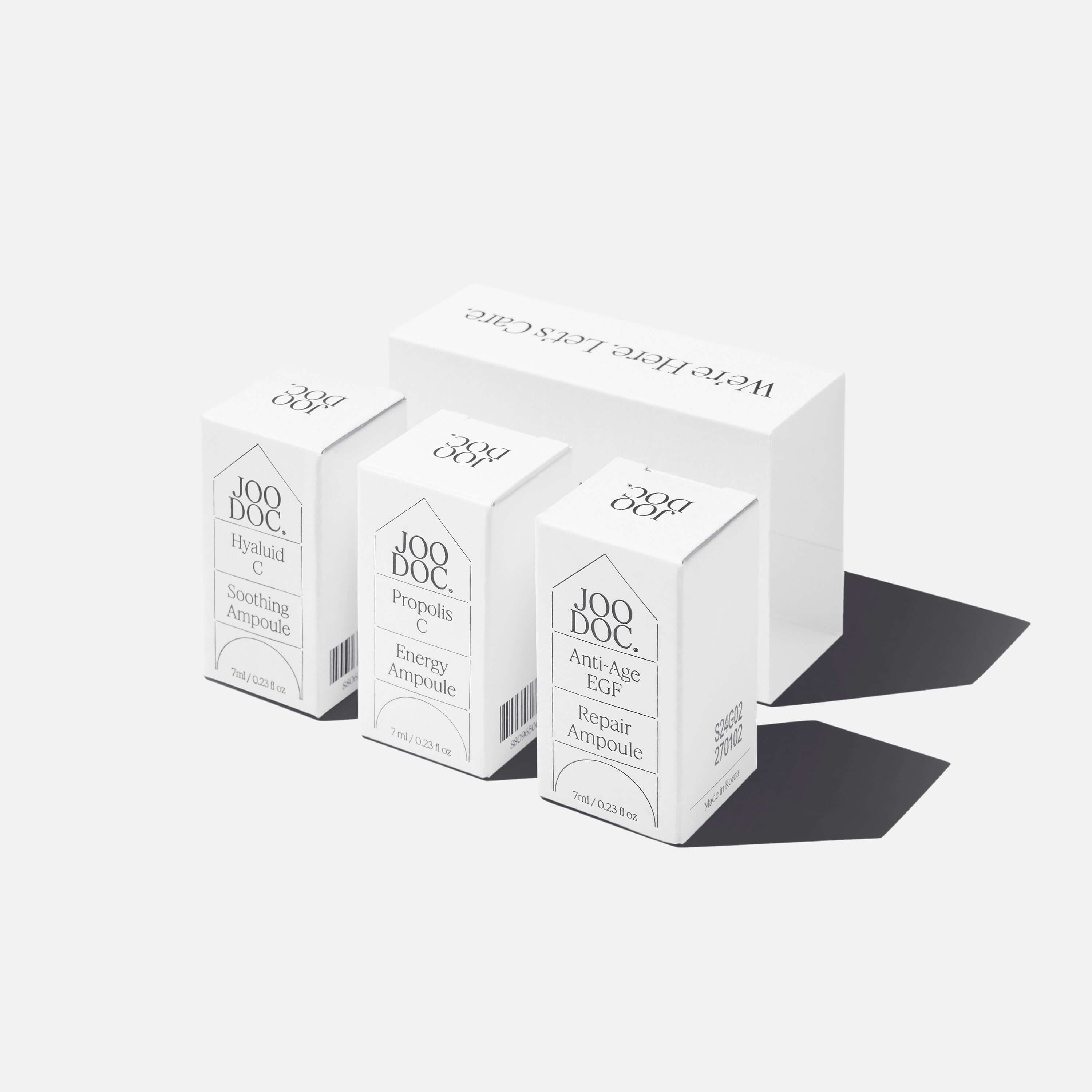 Joodoc  Barrier Glow 3-Piece Ampoule Routine Kit