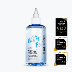 JUMISO Hyaluronic Acid Toner 250ml with awards for 2022 and 2021 visible next to the product bottle.