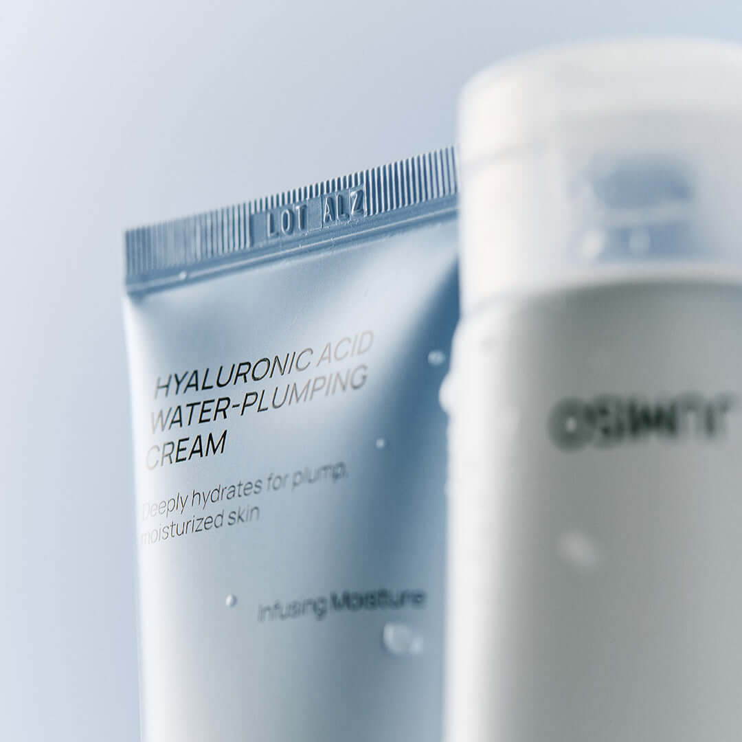 JUMISO Hyaluronic Acid Water Plumping Moisture Cream product packaging close-up