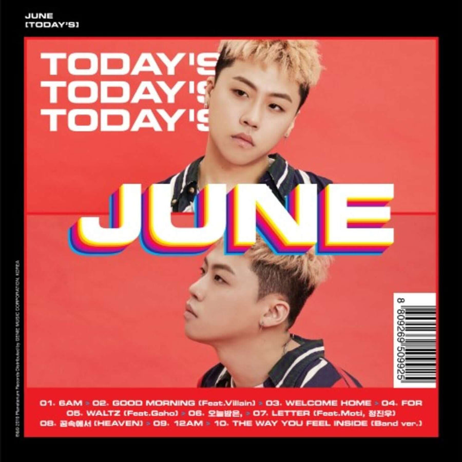 ジュネ - 1集 [Today's] - Kpopアルバム