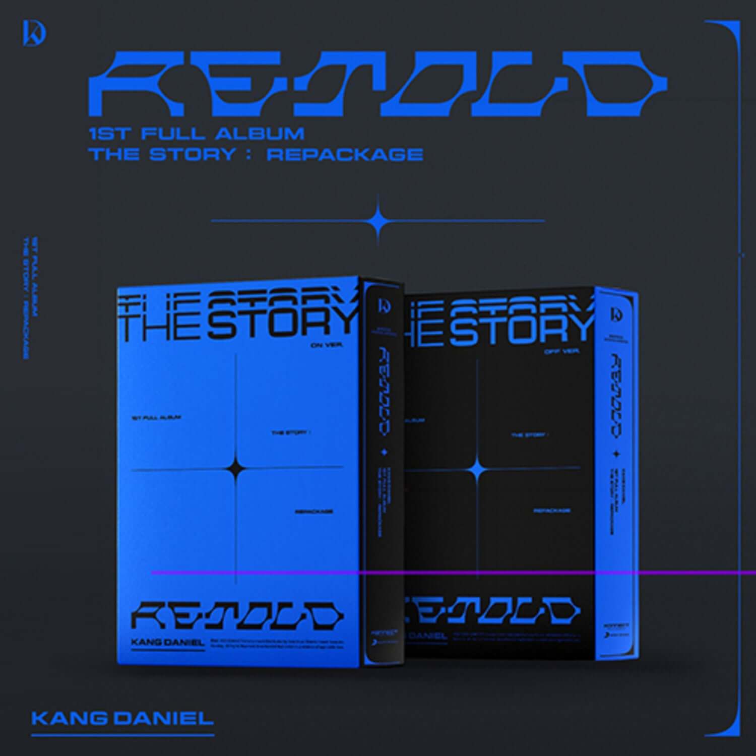 KANGDANIEL - 1ST FULL ALBUM [Repackage : Retold] (2 Random 1 | Kool Seoul - Buy Kpop Albums Online