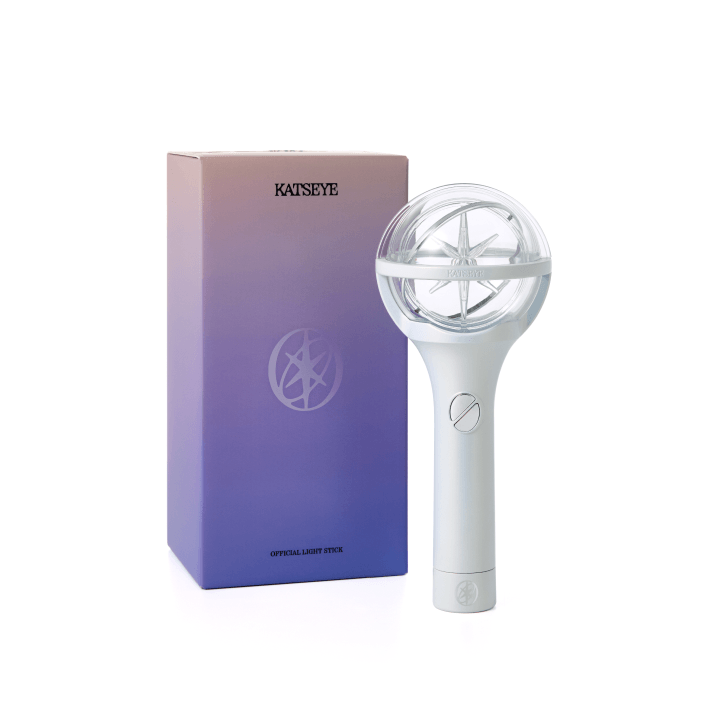 KATSEYE Official light Stick (PREORDER) with box, available for preorder and shipping from January. Secure your Katseye lightstick early.