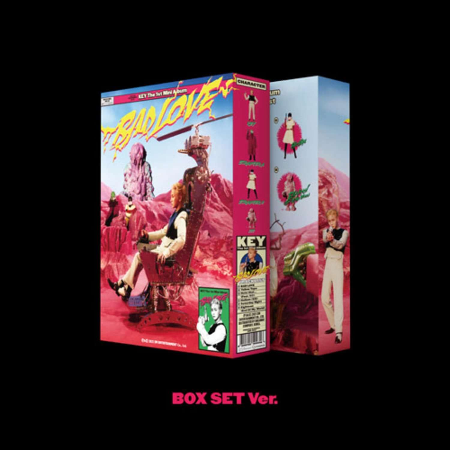 KEY - 1st Mini Album_BAD LOVE(BOX SET Ver.) - Kpop Album | Kool Seoul - Buy Kpop Albums Online