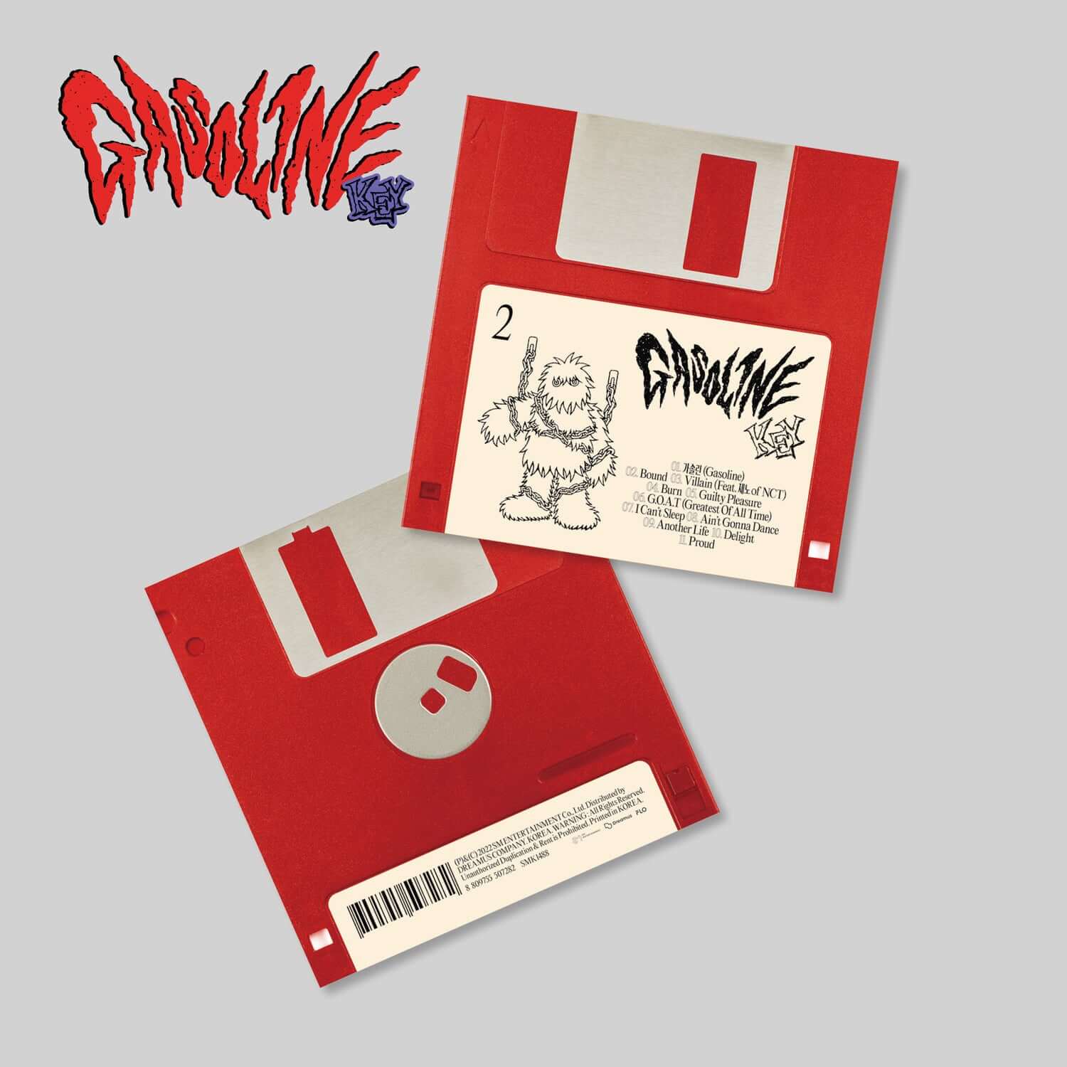 KEY - [Gasoline](Floppy Ver.) - Kpop Album | Kool Seoul - Buy Kpop Albums Online