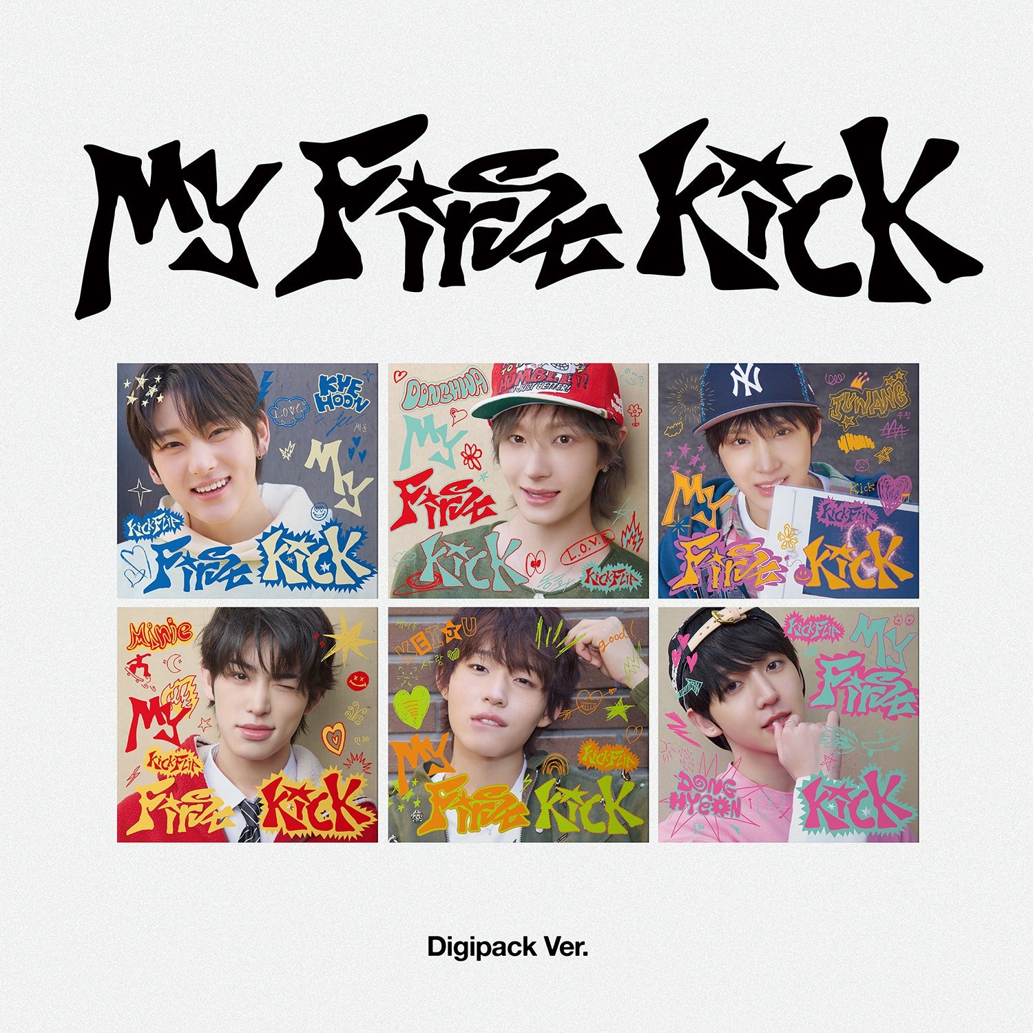 KICKFLIP - My First Kick (Digipack Ver.) - Kpop Album | Kool Seoul - Buy Kpop Albums Online
