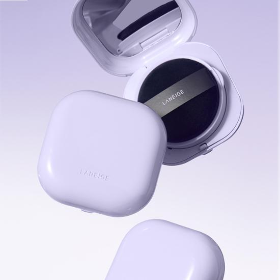 LANEIGE Neo Tone Up Finish Powder 7g in open and closed compact case