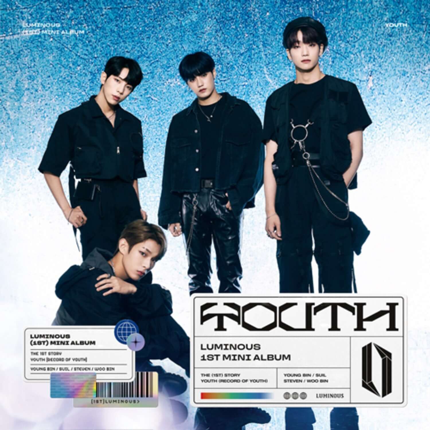 LUMINOUS - 1st Album [YOUTH] - Kpop Album | Kool Seoul - Buy Kpop Albums Online