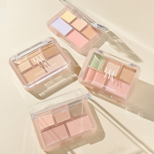 LUNA Conceal Blender Palette - Versatile makeup palette with various concealer shades for flawless blending and coverage.