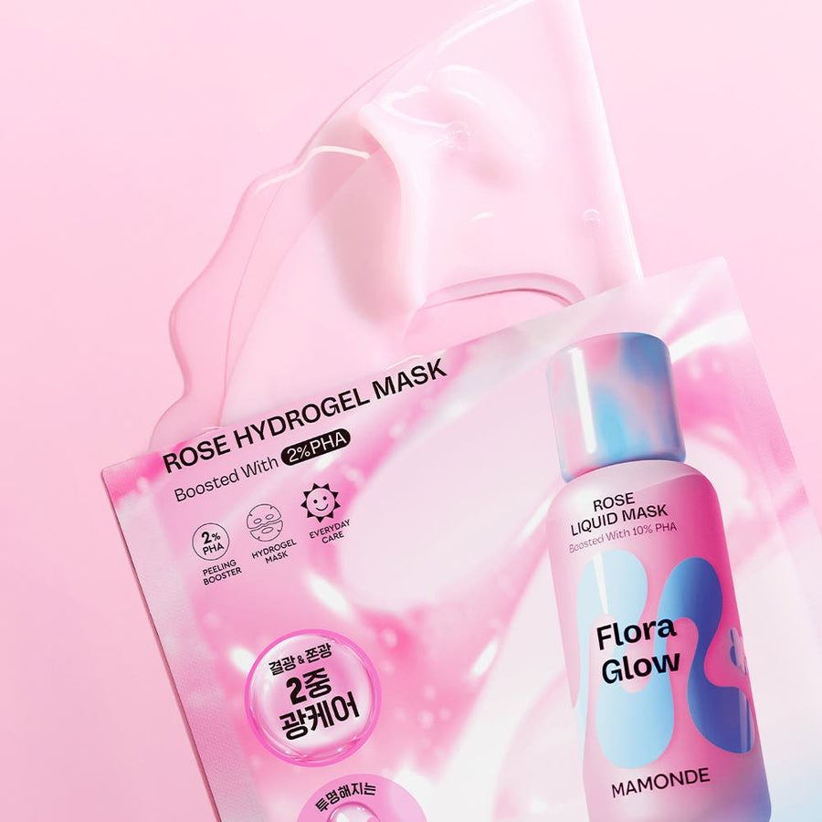 Mamonde フローラ グロウ ローズ ハイドロゲルマスク 1枚