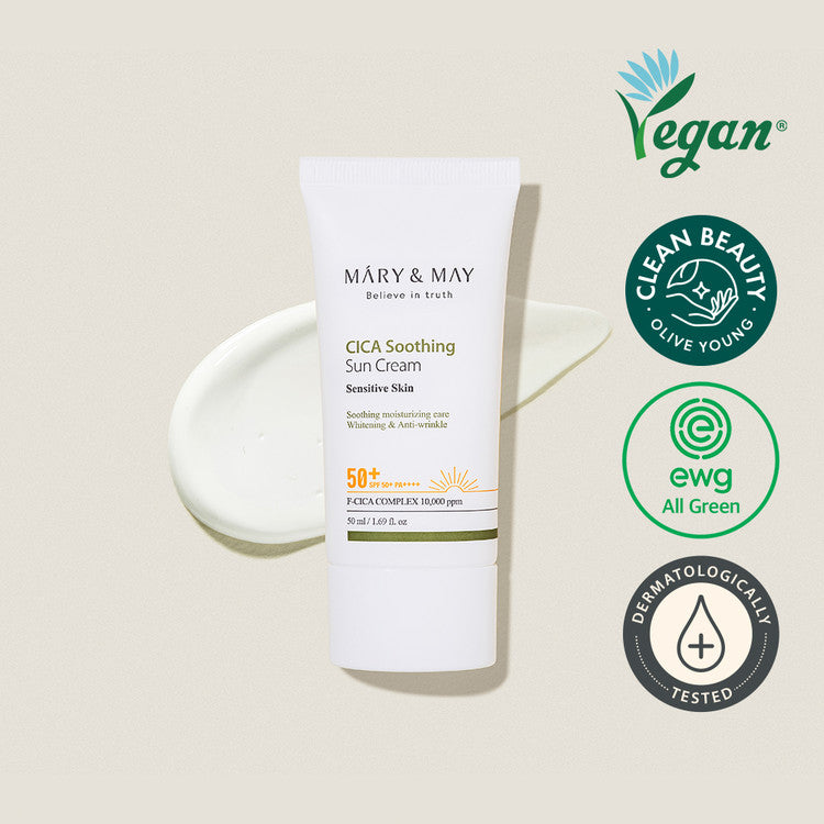Mary & May Cica Soothing Sun Cream SPF 50+ 50ml