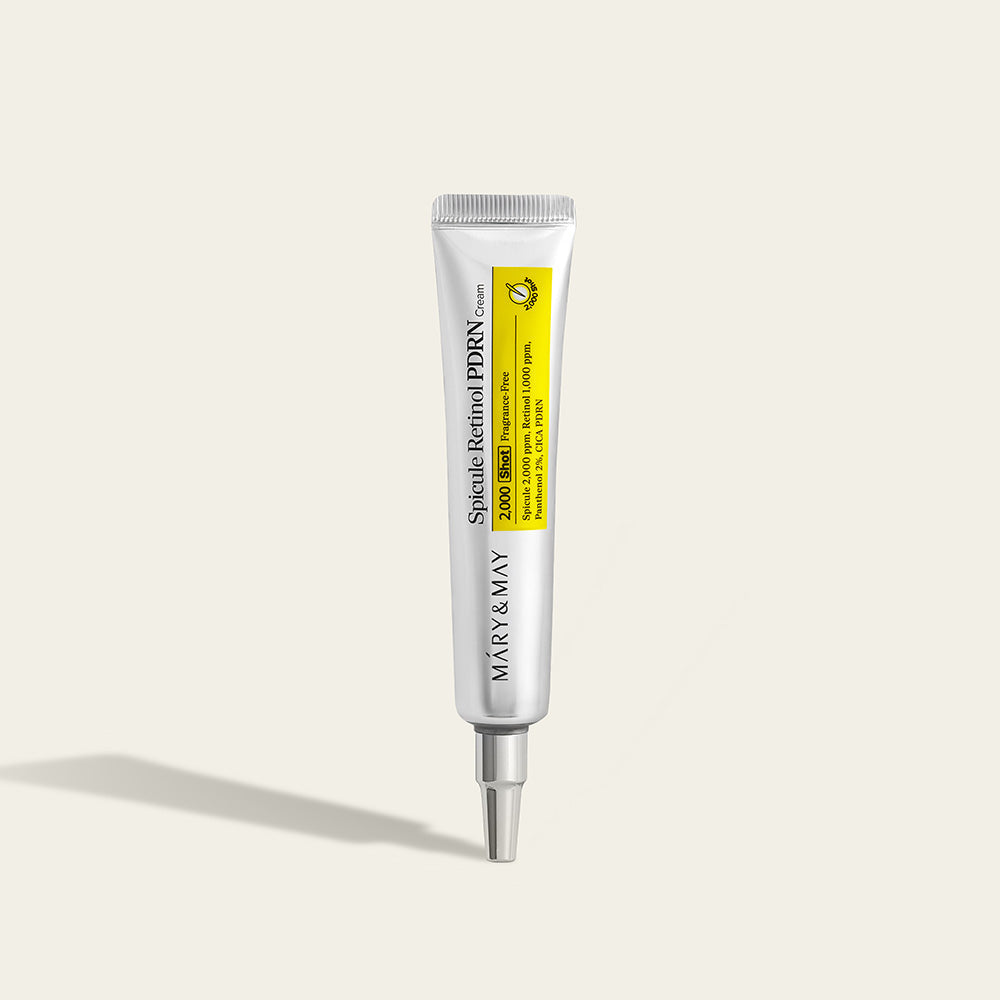 MARY&MAY Speculum Retinol PDRN Cream 15g tube for anti-aging skincare with retinol and PDRN benefits.